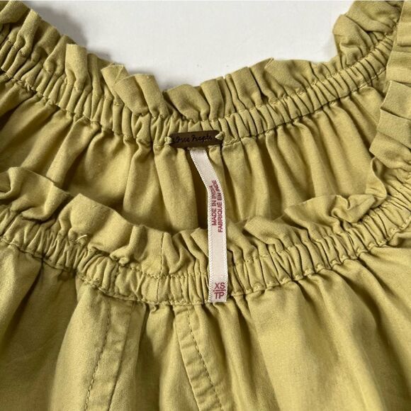 Free People *LIGHT GREEN Reaching For The Sun Top XS - Picture 7 of 10